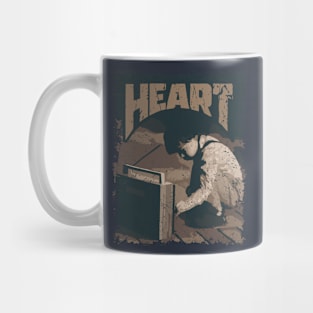 Heart Vintage Radio Mug